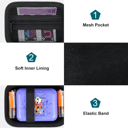 Vista 3 de Canboc Estuche de transporte para Wizarding World Harry Potter Bitzee Juguete interactivo digital para mascotas, Bitzee Disney/Bitzee Magicals Bolsa