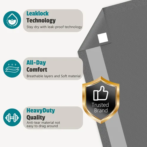 Vista 5 de Almohadillas de carbón para cachorros, carbón activado con control de olores XL de 28 x 34 pulgadas, a prueba de fugas, almohadillas desechables