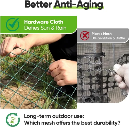 Vista 9 de Quictent Gallinero grande de metal para más de 20 aves de corral con paño de hardware lateral y cubierta impermeable, serie avanzada para Plateado