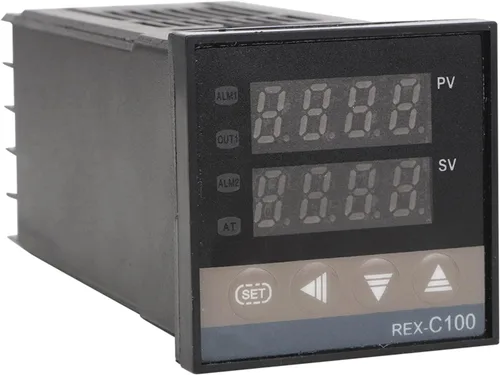 Vista 9 de REX-C100 Controlador de temperatura PID digital con salida SSR, termopar tipo K, control de calefacción industrial de 0 a 400 °F