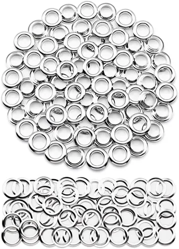 Vista 43 de SEMINI 800 Sets 4 Colors 6mm Grommet Eyelet Kit with Install Tool Kit