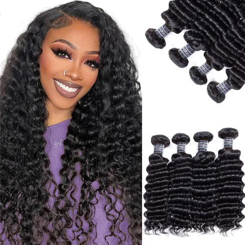 Vista 26 de Amella Extensiones de cabello humano brasileño virgen rizado 8A, 14, 16, 16 pulgadas, 100% sin procesar, cabello humano virgen brasileño, rizado
