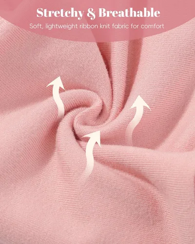 Vista 7 de 8 diademas elásticas para mujer, bandas elásticas para el cabello color claro