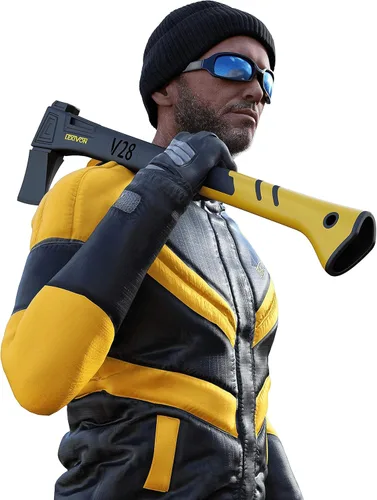 Vista 2 de LEXIVON V28 - Hacha de corte de 28 pulgadas, mango compuesto de fibra de vidrio ligero y agarre ergonómico TPR Funda protectora de transporte