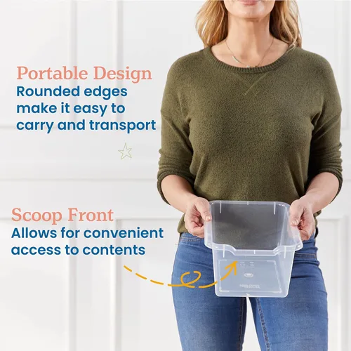 Vista 6 de Estantería de almacenamiento con varios compartimentos hecha de madera de abedul, marca ECR4Kids, 1