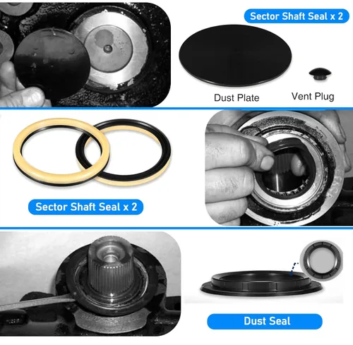 Vista 6 de YMT Kit de reparación de sellos de eje sectorial Reemplazar para engranaje de dirección asistida Sheppard M100 M90