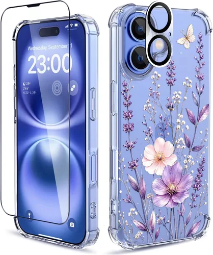 Vista 12 de Funda para iPhone 13 y iPhone 14 (6.1 pulgadas) con protector