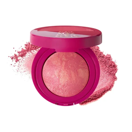 LAURA GELLER NEW YORK Edición limitada Baked Blush-n-Brighten Marbleized Blush - Skyline Sunset - Color rosa para mejillas