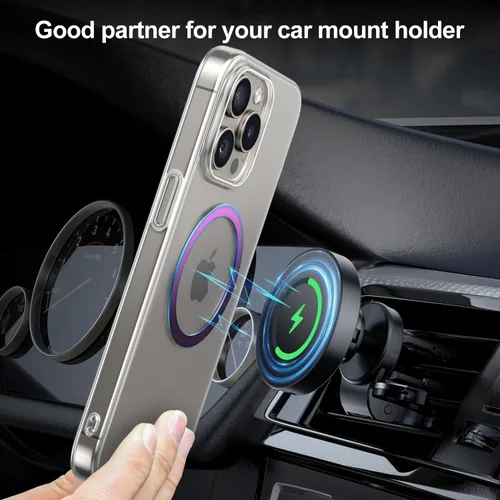 Vista 5 de Magsafe - Adhesivo magnético para anillo magnético de conversión universal premium para Kindle, funda de teléfono, cargador inalámbrico, soporte