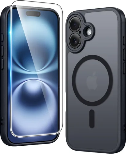 Vista 294 de FNTCASE para iPhone Air Case Clear: Fundas magnéticas para teléfono con protector de pantalla a prueba de caídas, compatibles con Magsafe, delgadas