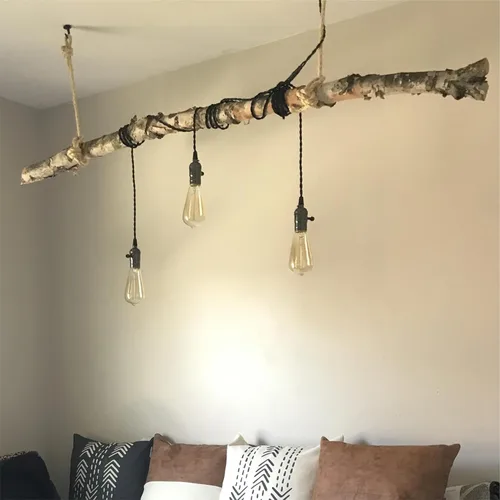 Vista 8 de Kit de luz colgante vintage enchufable con portalámparas colgantes E26/E27 de 1 a 3, luz colgante industrial con interruptores rotativos