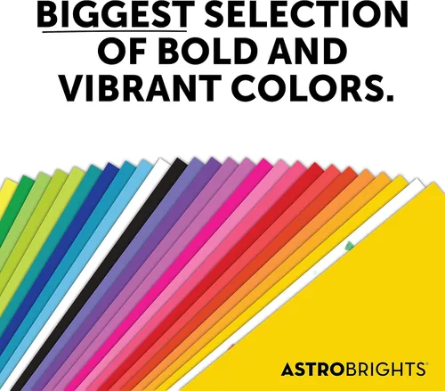 Vista 5 de WAUSAU 20008 Astrobrights Papel de color, 8.5 x 11 pulgadas, 24 lb/89 gsm, "Charisma" 10-Color Surtido