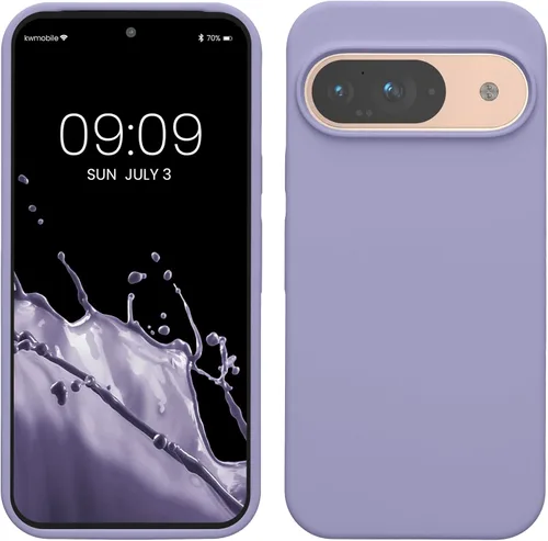 Vista 162 de kwmobile Funda Compatible con Google Pixel 6 Pro - Funda de Teléfono de Silicona TPU con Acabado Suave - Azul Caribe