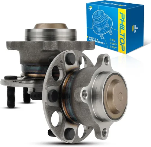 Vista 81 de PHILTOP 512012 x2 Conjunto de cubo de cojinete de rueda trasera para Volkswagen Jetta for 1998-2010 Volkswagen Beetle, 1999-2005 Volkswagen Jetta