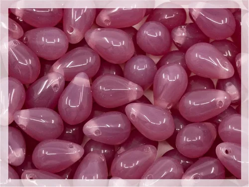 Vista 23 de Cuentas de cristal checo de 6 x 9 mm, 50 piezas, en forma de lágrima, color ámbar topacio naranja transparente - Bohemia Crystal Valley