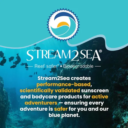 Vista 9 de STREAM 2 SEA Protector solar mineral SPF 20 biodegradable y seguro para arrecifes, 1 onza líquida, paquete de 3 unidades de tamaño de viaje, sin