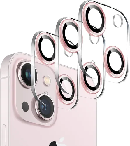 Vista 32 de Dengduoduo Paquete de 3 protectores de lente de cámara para iPhone 13 de 6.1" y iPhone 13 Mini de 5.4", vidrio templado, Ultra HD, dureza 9H
