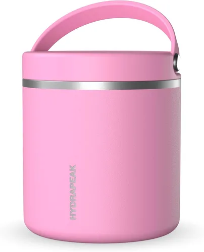 Vista 22 de Hydrapeak Tarro de alimentos aislado al vacío de acero inoxidable de 18 onzas para alimentos calientes y alimentos fríos, tarro de sopa a prueba