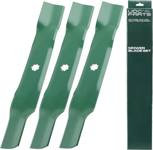 Vista 31 de UDC Parts 532173921 cuchillas de cortacésped para Husqvarna 48 pulgadas 173921 YTH2348 GTH2548 YTH2148 2748GLS YTH2448 YTH2748 YTH1848XP 532 17