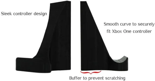 Vista 7 de 3D Lasers Lab - Soporte de pared para mando de Xbox One, Microsoft, fácil de instalar, tira de comandos de 9.8ft incluida
