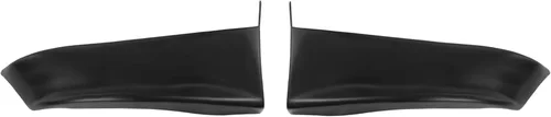 Vista 4 de Compatible con/Reemplazo para lamo de parachoques trasero, protectores de lamo trasero de poliuretano estilo SP, cubreruedas y salpicaderas negros