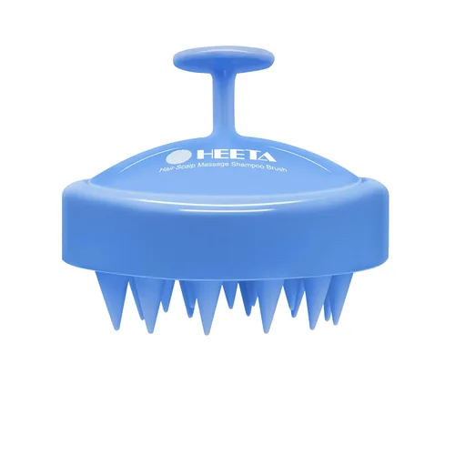 Vista 27 de Cepillo de masaje para cuero cabelludo Heeta, cepillo de silicona para aplicar champú, negro, Negro