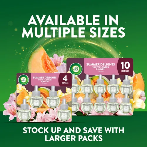 Vista 7 de Air Wick Repuesto de aceite perfumado enchufable, 2 unidades, delicias de verano, ambientador, aceites esenciales