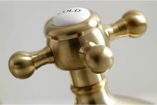 Vista 2 de Kingston Brass KS1167BX - Grifo de baño extendido de 8 pulgadas, latón cepillado