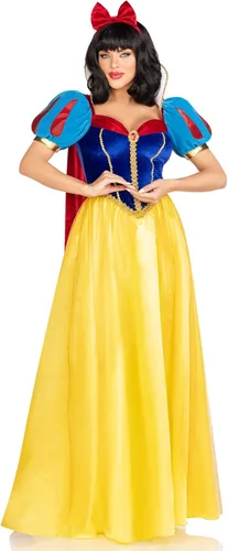 Leg Avenue Women 3 Pc Royal Snow Princess Costume With Headband and Cape