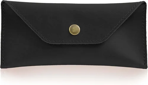 Vista 8 de Envoy Cartera de cuero genuino para efectivo hecha a mano con cuero de grano completo Bolsa de utilidad diseñada para efectivo, monedas, tarjetas