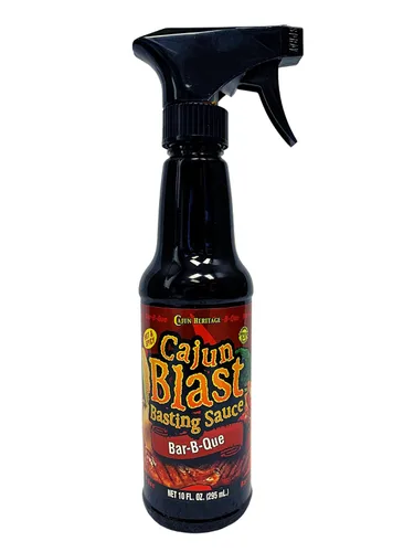 Vista 7 de Cajun Blast Spray para untar sazonado, mantequilla de ajo, botella de spray de barbacoa de 10 onzas, condimento cajún natural de Louisiana, spray