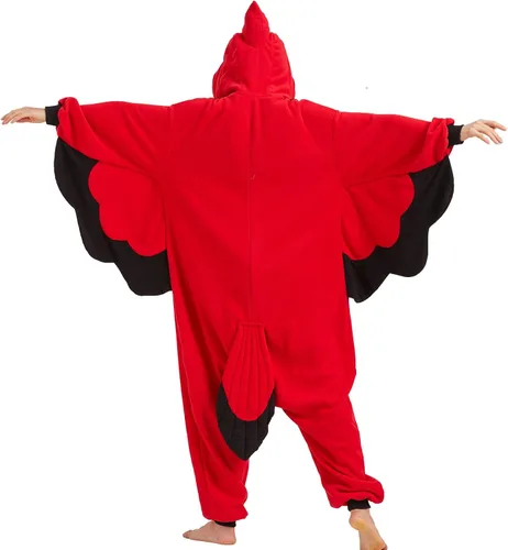 Vista 6 de Pijama de dinosaurio de pterosaurio para adultos, cosplay de Navidad y Halloween