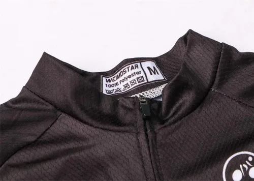 Vista 4 de Ciclismo Jersey Hombres Full Zip Bike Shirt Racing Top Bicicletas Ropa