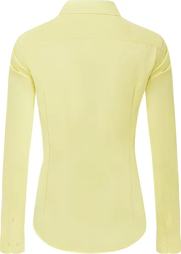 Vista 2 de J.VER Camisas de vestir para mujer, de manga larga, con botones, sin arrugas, blusa de trabajo sólida