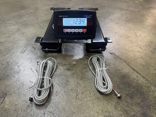 Vista 2 de SellEton SL-WB Sistema de haz de pesaje Báscula de canaleta de pesaje Báscula portátil para ganado - Tamaño: 24" L 5,000 lb x 1 lb