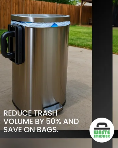 Vista 7 de Herramienta manual de compactador de basura - Prensa de basura manual con gancho incorporado - para contenedor de basura de cocina - Diseño que