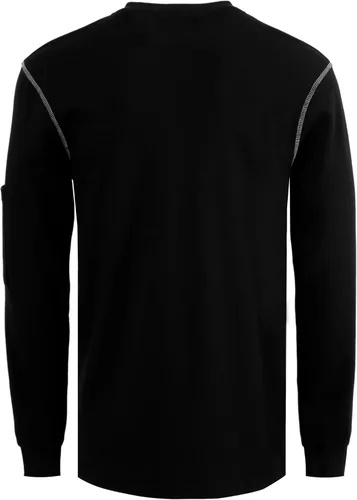 Vista 40 de KONRECO Camisas FR para hombres de manga larga Henley 7oz 100% algodón FRC camisa de soldadura de ropa