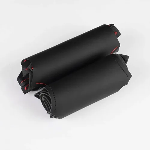 Vista 3 de BORATO Cubierta de volante de gamuza negra para coche, para Kia K3 2013 K2 Rio Ceed Cee'd 2012-2017 Cerato 2013-2017