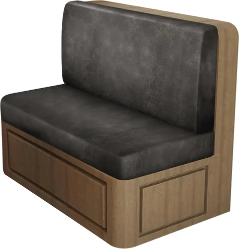 Vista 24 de Fundas de cojín de aspecto de cuero para RV Dinette, fundas elásticas para cojines de camping para sofá de remolque de viaje, asiento de cabina