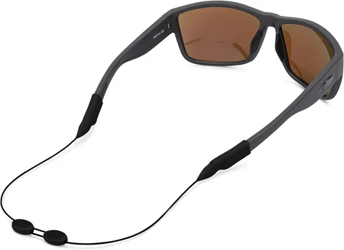 Vista 3 de Pilotfish Paquete de 2 correas de retención ajustables para lentes de sol, cordón universal sin cola para el cuello con extremos antideslizantes