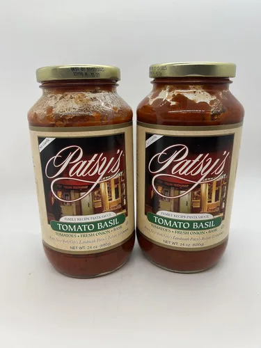 Vista 8 de Patsy's Salsa de restaurante italiano, 24 frascos de ouce, hechos con ingredientes totalmente naturales, sin gluten, receta familiar servida