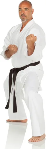 Vista 6 de Ronin Karate GI - Uniforme de karate de peso medio para artes marciales, 9.5 onzas, algodón, cinturón blanco incluido