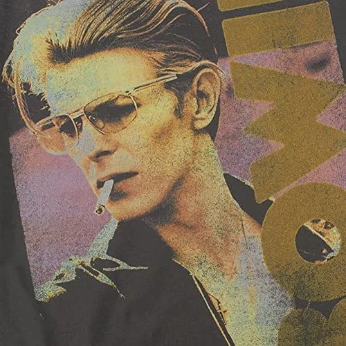 Vista 3 de Popfunk Camiseta clásica de David Bowie Smoking Retro Music Legend