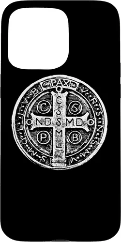 Vista 31 de St. Benedict Medal Saint Benedict Cross Catholic Christian Case for iPhone 16