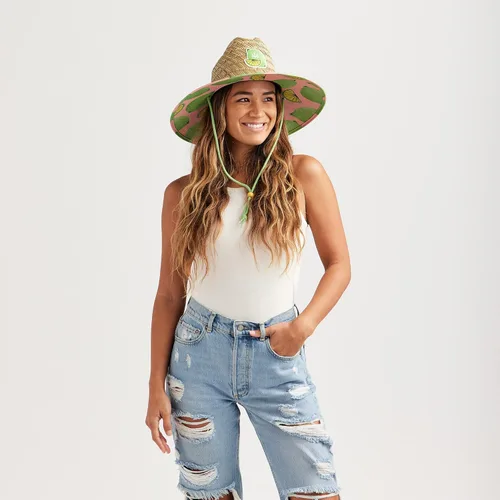 Vista 7 de Hemlock Hat Co. Sombreros de salvavidas con fondo impreso