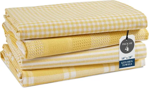 Vista 47 de LANE LINEN Paños de cocina 100% algodón, ultra suaves, absorbentes, de secado rápido, toallas de cocina, paños de lavado multitejido