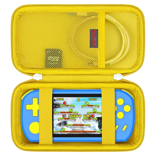 Vista 8 de Elonbo Carrying Case for TEBIYOU/ Great Boy/ Beico Handheld Game Console Retro Video Games, Portable Gaming Player Travel Storage Cover, Mini Arcade