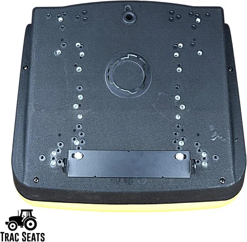 Vista 5 de TRAC SEATS Asiento de tractor amarillo con reposabrazos para tractor compacto John Deere 1023E 3025E 3032E 3038E 3203 para PN LVA14488, LVA19040