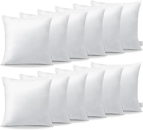 Vista 11 de OTOSTAR Paquete de 4 rellenos de almohada, 12 x 20 pulgadas, cojines rectangulares interiores, suaves, esponjosos, rellenos de cojín decorativos