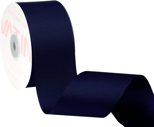 Vista 62 de VATIN Cinta de Grogrén Negra, 1-1/2" x 50 Yardas Continuas, Cinta de Grogrén de Poliéster Negra, Usar para Lazos de Bricolaje, Accesorios